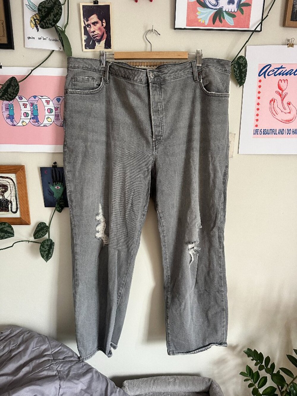 Old Navy OG loose fit, high rise, wide leg jeans